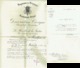 Certificat. Distinction Honorifique Civique Pour Médaille I E Classe.  1931 - Professionals / Firms
