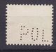Denmark Perfin Perforé Lochung (P33) 'POL' Politikens Hus (Newspaper) Wellenlinien Stamp (2 Scans) - Errors, Freaks & Oddities (EFO)