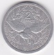 Nouvelle-Calédonie . 2 Francs 1982. Aluminium. - Nueva Caledonia