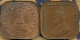 STRAITS SETTLEMENTS 1 CENT NAME FRONT KGV HEAD BACK 1920 F+ KM32 READ DESCRIPTION CAREFULLY !!! - Andere - Azië