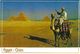 Egypt Giza Pyramid Camel Viewcard - Pyramides