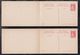 Portugal MACAU China 1912 CERES Plate Error 4A Reply Postcard Stationery ** MNH - Brieven En Documenten