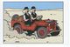 CPM - HERGE /MOILINSART - LES DUPONT De Tintin En Jeep Dans Le Désert - TBE - - Hergé
