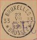 PERFIN LEOPOLD III Verzegelde Brief Verzonden Van BRUSSEL Naar Amsterdam (Nederland) Sterstempel BRUSSEL 33   ! LOT 324 - 1934-51