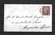 1850 Great Britain QV 1d Red Imperf Blued Paper On London 52 Cover To Piccadilly - Brieven En Documenten