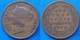 STRAITS SETTLEMENTS - 1 Cent 1862 KM# 6 British India Government, Victoria (1858-1867) - Edelweiss Coins - Sonstige – Asien