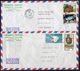 POLYNESIE - PAPEETE / 1982-1983  - 2  LETTRES AVION POUR L ALLEMAGNE (ref 3245) - Lettres & Documents