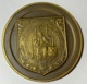 Médaille. Sigillu Scabinorum De Uccle. Armoiries Et Sceau D'Uccle. René Gouverneur 1976. 50mm - Professionnels / De Société