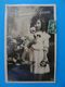 Série 4300 CIRCE CPA De 1910 Enfant Fille Fleurs "Heureuse Année" Brillant - Ritratti