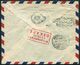 1956 Jebsen & Co. Franking Machine Airmail Cover - Capt. Hansen, M.S. MICHEAL JEBSEN Ship,Port Said Egypt, Mackerel Fish - Storia Postale