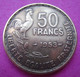 Pièce France 50 Francs - GUIRAUD BRONZE -  1953 - BRONZE-Aluminium - 50 Francs