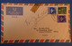 489 INDE LETTRE 1949 MANALIKARA A LISLE USA PAR AVION + BELLE . OBLITERATION - Lettres & Documents