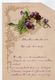 VP17.245 - 1911 - Lettre Illustrée Papier Gaufré Double Page Avec Découpi Fleurs - Mr Léon MILON à PELLOUAILLES - Flores