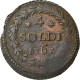 Monnaie, États Italiens, CORSICA, General Pasquale Paoli, 4 Soldi, 1767 - Corse (1736-1768)