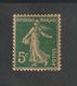 Timbres 1907 -   N°137 - Type Semeuse Fond Plein Sans Sol  - Type I -   Neuf  Sans Charnière - - Other & Unclassified