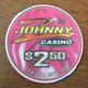 ÉTATS-UNIS USA COLORADO CENTRAL CITY JOHNNY CASINO CHIP $ 2,5 JETON TOKENS COINS - Casino