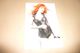 BELLE FEMME ROUSSE TATOUEE EN LINGERIE SEXY..CUIR - Pin-Up