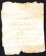 1675 Entire Letter From Smyrne To Florence. Manuscript Endorsement At Lower Left Of Ship And QDC (whom God Pre- - ...-1858 Vorphilatelie