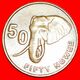 · ELEPHANT (2012-2017): ZAMBIA ★ 50 NGWEE 2012! LOW START ★ NO RESERVE! - Zambie