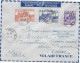 1947 - TUNISIE - ENVELOPPE Par AVION REPRISE De LIAISON POSTALE AERIENNE AIR FRANCE  De TUNIS => ROME (ITALIE) - Lettres & Documents