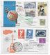 1958 - JAPON - ENVELOPPE 1° LIAISON AERIENNE POLAIRE ! KLM TOKYO => THE HAGUE (NEDERLAND) - ALLER ET RETOUR ! - Luftpost
