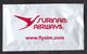 Surinam Airways (SLM): Napkin Sachet, Unused, National Airline Of Suriname, Aviation (traces Of Use) - Cutlery