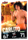 Wrestling, Catch : CARLITO (RAW, 2008), Topps, Slam, Attax, Evolution, Trading Card Game, 2 Scans, TBE - Tarjetas