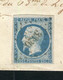 Rare Lettre De Tarbes Pour Vincennes ( 1854 ) Avec Un N° 10 Présidence - 1852 Luigi-Napoleone