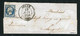 Rare Lettre De Delle Pour Langres ( 1853 ) Avec Un N° 10 Présidence - 1852 Luigi-Napoleone