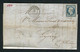 Rare Lettre D'Avignon Pour Lyon ( 1853 ) Avec Un N° 10 Présidence - 1852 Luis-Napoléon