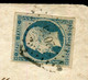 Rare Lettre De Moissac Pour Paris ( Tarn-et-Garonne 1853 ) Avec Un N° 10 Présidence - 1852 Louis-Napoleon