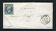 Rare Lettre De Roanne Pour Panissières ( 1854 ) Avec Un N° 10 Présidence - 1852 Luis-Napoléon