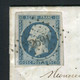 Rare Lettre De Roanne Pour Panissières ( 1854 ) Avec Un N° 10 Présidence - 1852 Luis-Napoléon
