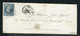 Rare Lettre De Ruffec Pour Paris ( Charente 1853 ) Avec Un N° 10 Bord De Feuille - 25 Centimes Présidence - 1852 Luis-Napoléon