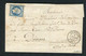 Rare Lettre De Guingamp Pour Dinan ( 1853 ) Avec Un N° 10 - 25 Centimes Présidence - 1852 Luigi-Napoleone