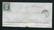 Rare Lettre De Louviers Pour Nomény ( 1853 ) Avec Un N° 10 - 25 Centimes Présidence - 1852 Luis-Napoléon