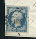 Rare Lettre De Landivisiau Pour Morlaix ( 1853 ) Avec Un N° 10 - 25 Centimes Présidence - 1852 Louis-Napoléon