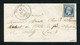 Rare Lettre D'Ecouis Pour Andely ( 1853 ) Avec Un N° 10 - 25 Centimes Présidence - 1852 Louis-Napoléon