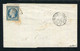 Rare Lettre De Clermont De L'Hérault ( 1855 ) Avec Un N° 10 - 25 Centimes Présidence - 1852 Louis-Napoléon