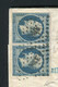 Rare Lettre En Double Port De Toulouse Pour Mont De Marsan ( 1853 ) Avec Un N° 10 - Signé Baudot - 1852 Luis-Napoléon