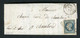 Rare Lettre De Tours Pour Chambord ( 1853 ) Avec Un N° 10 - 1852 Louis-Napoleon