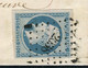 Rare Lettre De Monflanquin Pour Villeneuve Sur Lot ( 1853 ) Avec Un N° 10 - 1852 Louis-Napoleon