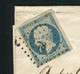Rare Lettre D'Angers Pour Baugé ( 1854 ) Avec Un N° 10 - 1852 Louis-Napoleon