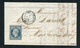 Rare Lettre De Wassy Sur Blaise Pour Montierender ( 1854 ) Avec Un N° 10 - 1852 Louis-Napoléon
