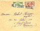 Sans Date - 33 / Juin 37  - Enveloppe De La Martinique Affr. 50 C Oblit. Linéaire  M / S FORT ROYAL  Pour La Réunion - Storia Postale