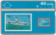 Gibraltar - GNC - L&G - Warships '93 Stamps - HMS Royal Ark - 306A - 06.1993, 40Units, 20.000ex, Mint - Gibilterra