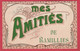 Ramillies - Mes Amitiés ... Jolie Carte Fantaisie Avec Relief Et Lettrage En Velours - 1910 ( Voir Verso ) - Ramillies