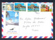 FRANCE POLYNESIA - Cover For Air Mail With Nice Illustration On Front And Back Side Of The Cover, With Multicolored Fran - Cartas & Documentos