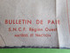 Bulletin De Paie / SNCF Région Ouest/ Matériel Et Traction/RONDEL//1945          TRA59 - Chemin De Fer