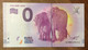 2017 BILLET 0 EURO SOUVENIR ALLEMAGNE DEUTSCHLAND KÖLNER ELEPHANTS ZOO ZERO 0 EURO SCHEIN BANKNOTE PAPER MONEY - Specimen